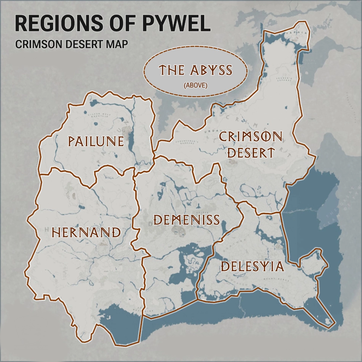 Crimson Desert open world Pywel map exploration