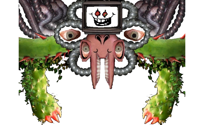 Undertale Boss Omega Flowey (Photoshop Flowey)