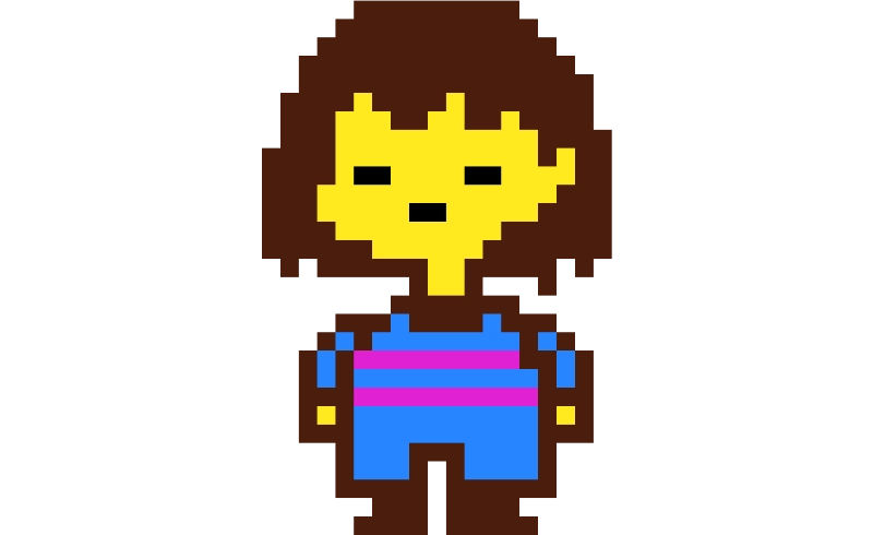 Undertale Character Frisk